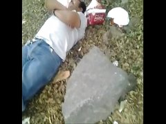 Mamandosela a Borracho en la Calle